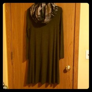 Charcoal Gray women's swing dress. Sz. S